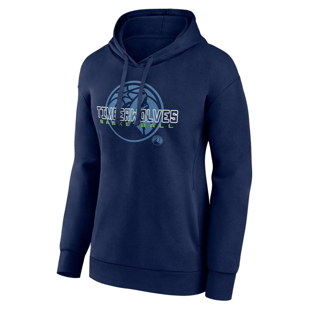 Minnesota Timberwolves Women's Stellar Personalized Name & Number Pullover Hoodie - Navy cheap