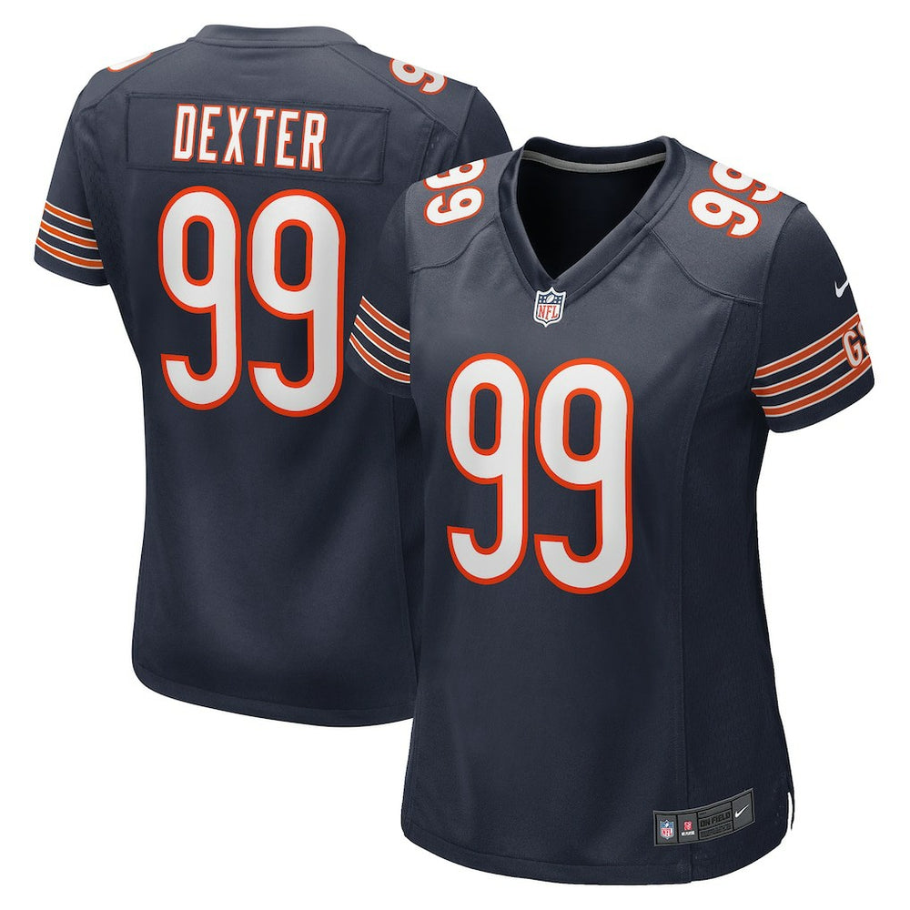 Gervon Dexter Sr Chicago Bears Women's Team Game Jersey - Navy online