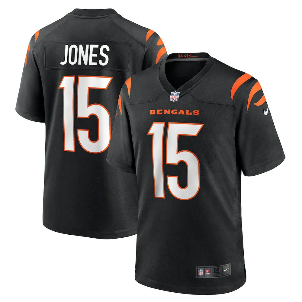Charlie Jones Cincinnati Bengals Team Game Jersey - Black outlet
