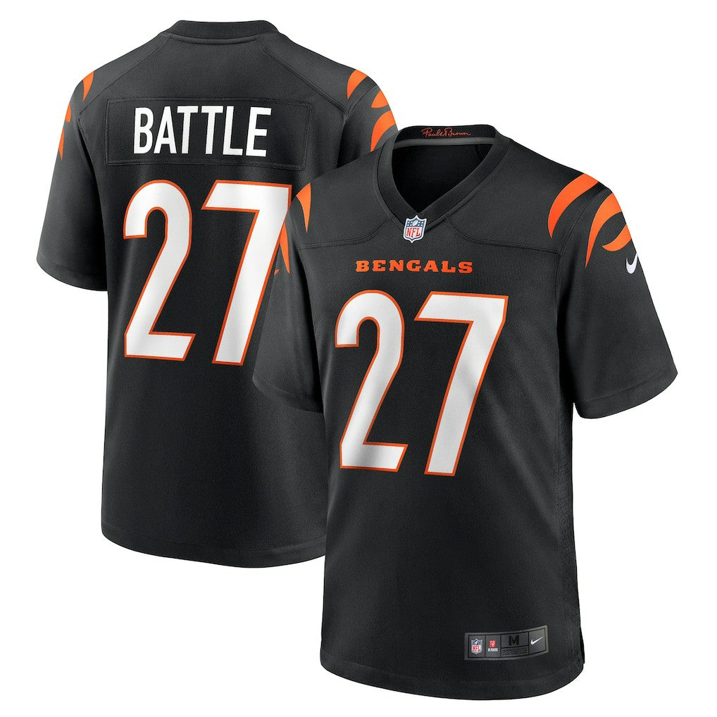 Jordan Battle Cincinnati Bengals Team Game Jersey - Black online