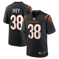 DJ Ivey Cincinnati Bengals Team Game Jersey - Black outlet