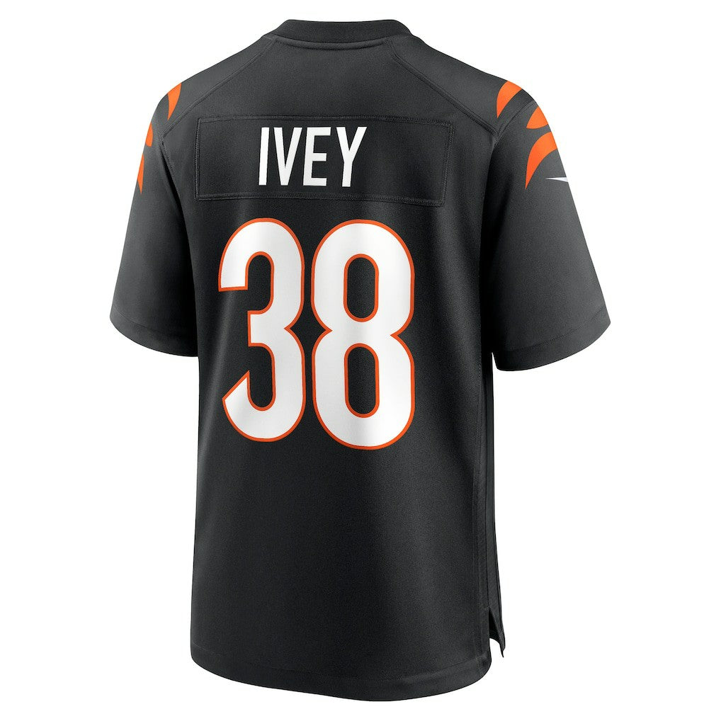 DJ Ivey Cincinnati Bengals Team Game Jersey - Black outlet