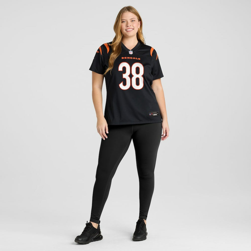 DJ Ivey Cincinnati Bengals Women's Team Game Jersey - Black cheap