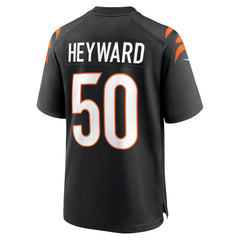 Shaka Heyward Cincinnati Bengals Team Game Jersey - Black sale