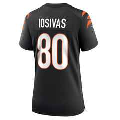 Andrei Iosivas Cincinnati Bengals Women's Team Game Jersey - Black on sale