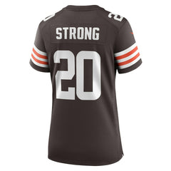 Pierre Strong Jr. Cleveland Browns Women's Team Game Jersey - Brown discount