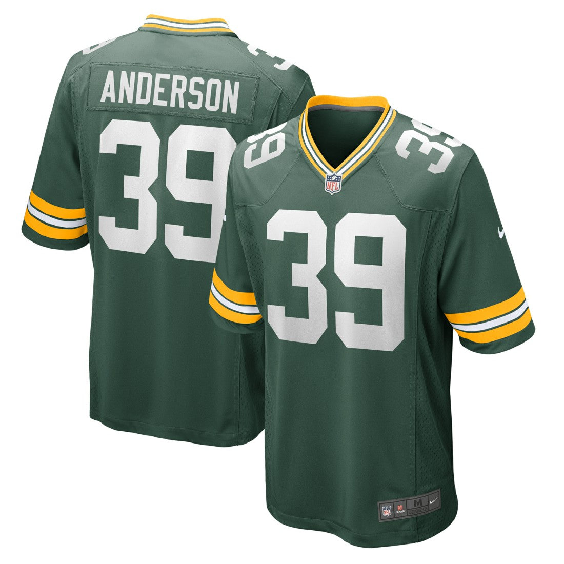 Zayne Anderson Green Bay Packers Team Game Jersey - Green outlet