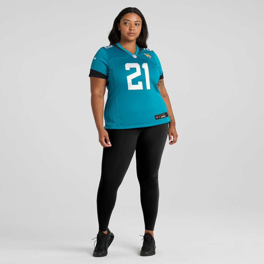 Christian Braswell Jacksonville Jaguars Women's Team Game Jersey - Teal discount