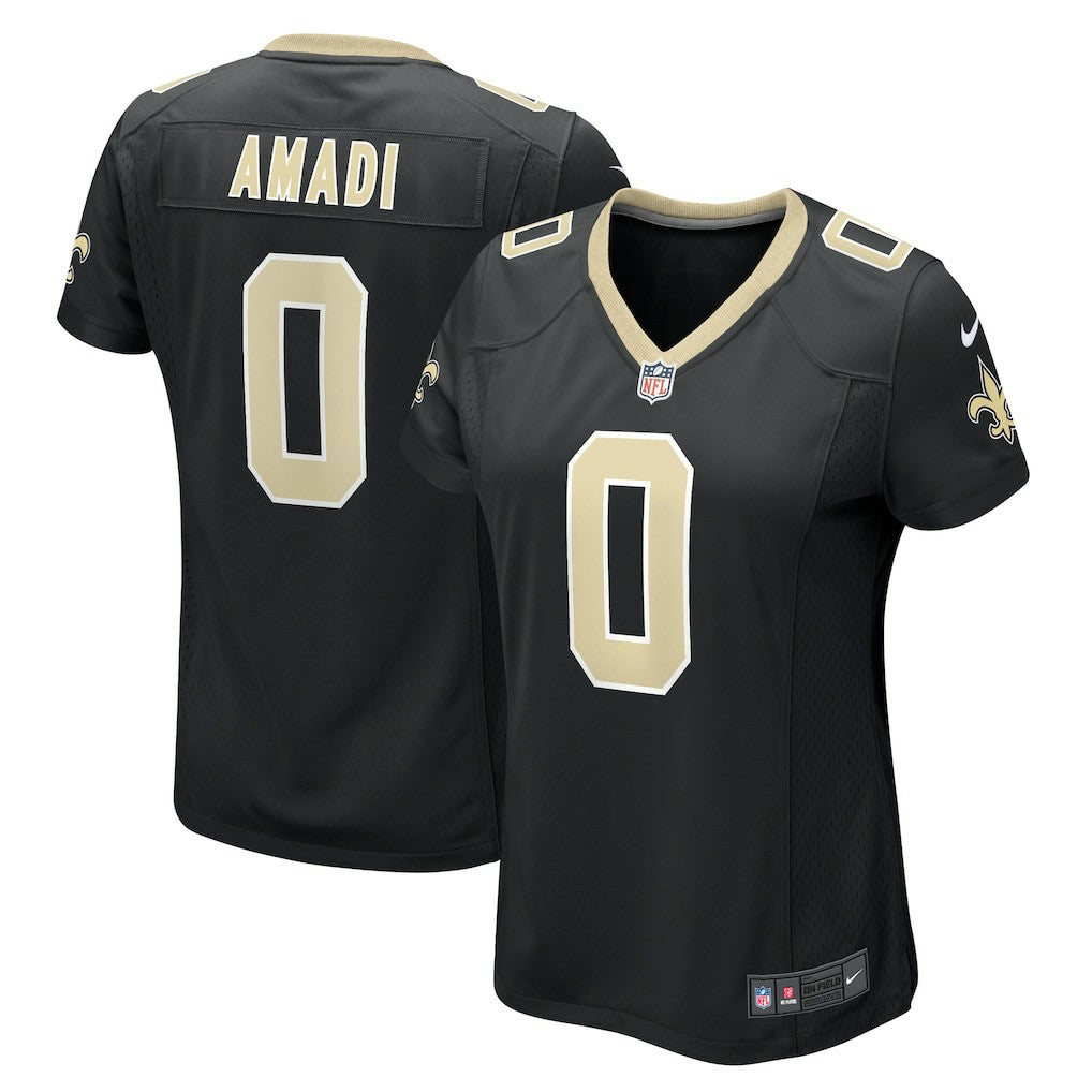 Ugo Amadi New Orleans Saints Women's Team Game Jersey - Black on sale