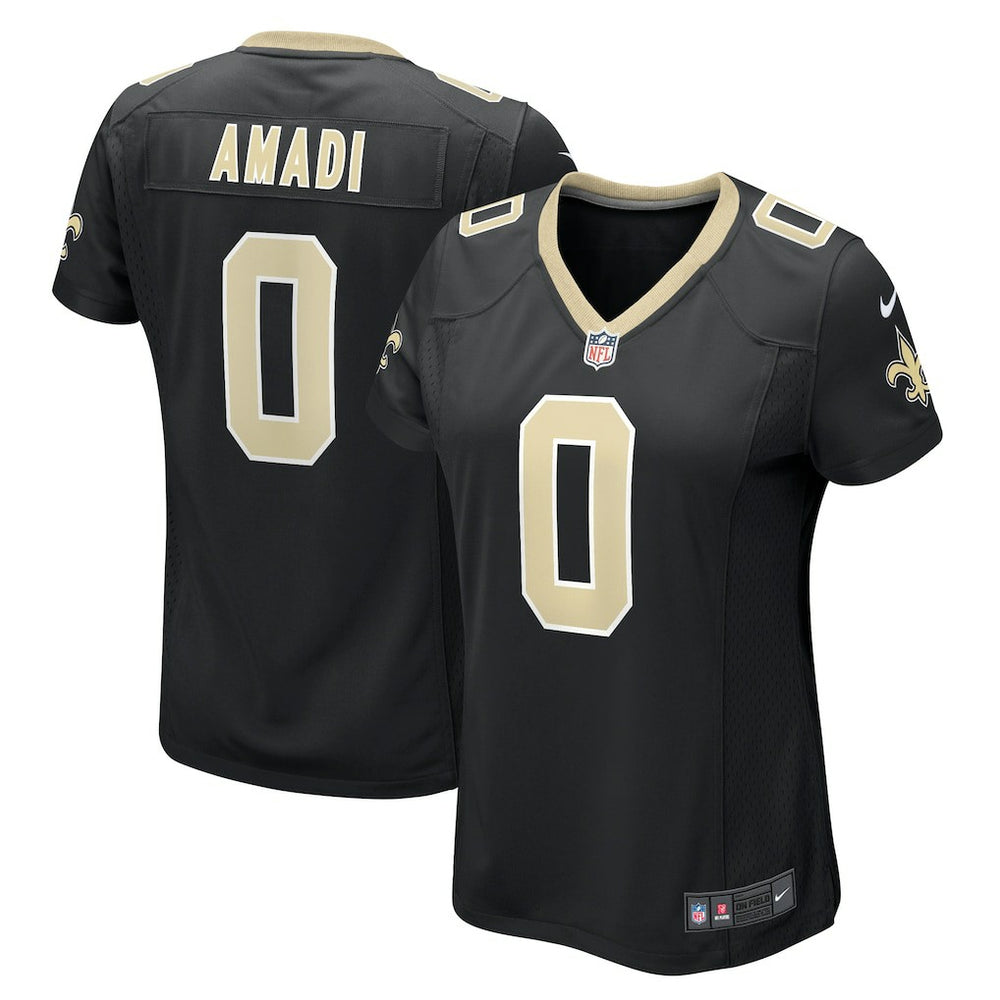 Ugo Amadi New Orleans Saints Women's Team Game Jersey - Black on sale