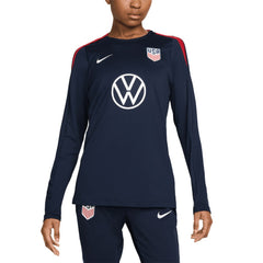 USMNT Women's 2024 Strike Performance Long Sleeve Top - Navy discount