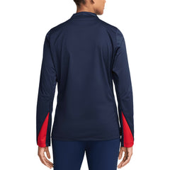 USMNT Women's 2024 Strike Drill Performance Quarter-Zip Pullover Top - Navy discount