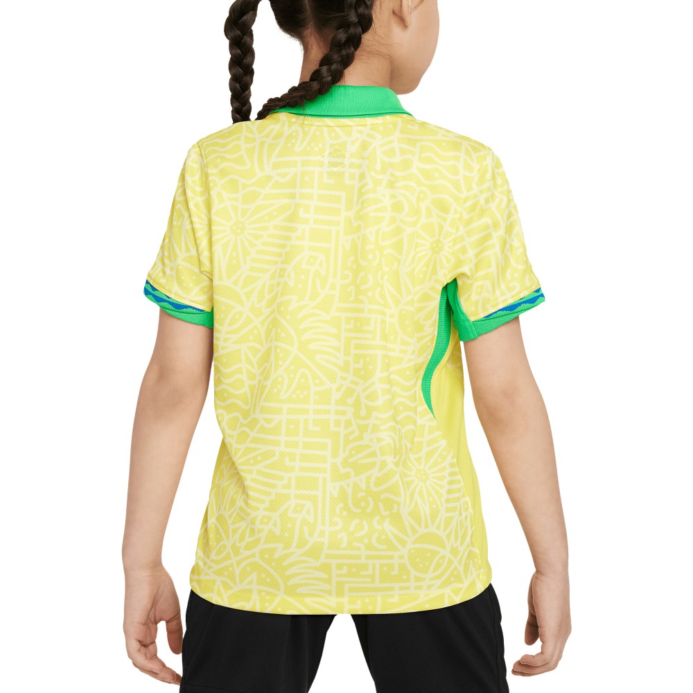 Brazil National Team Preschool 2024 Home Replica Stadium Jersey - Yellow discount