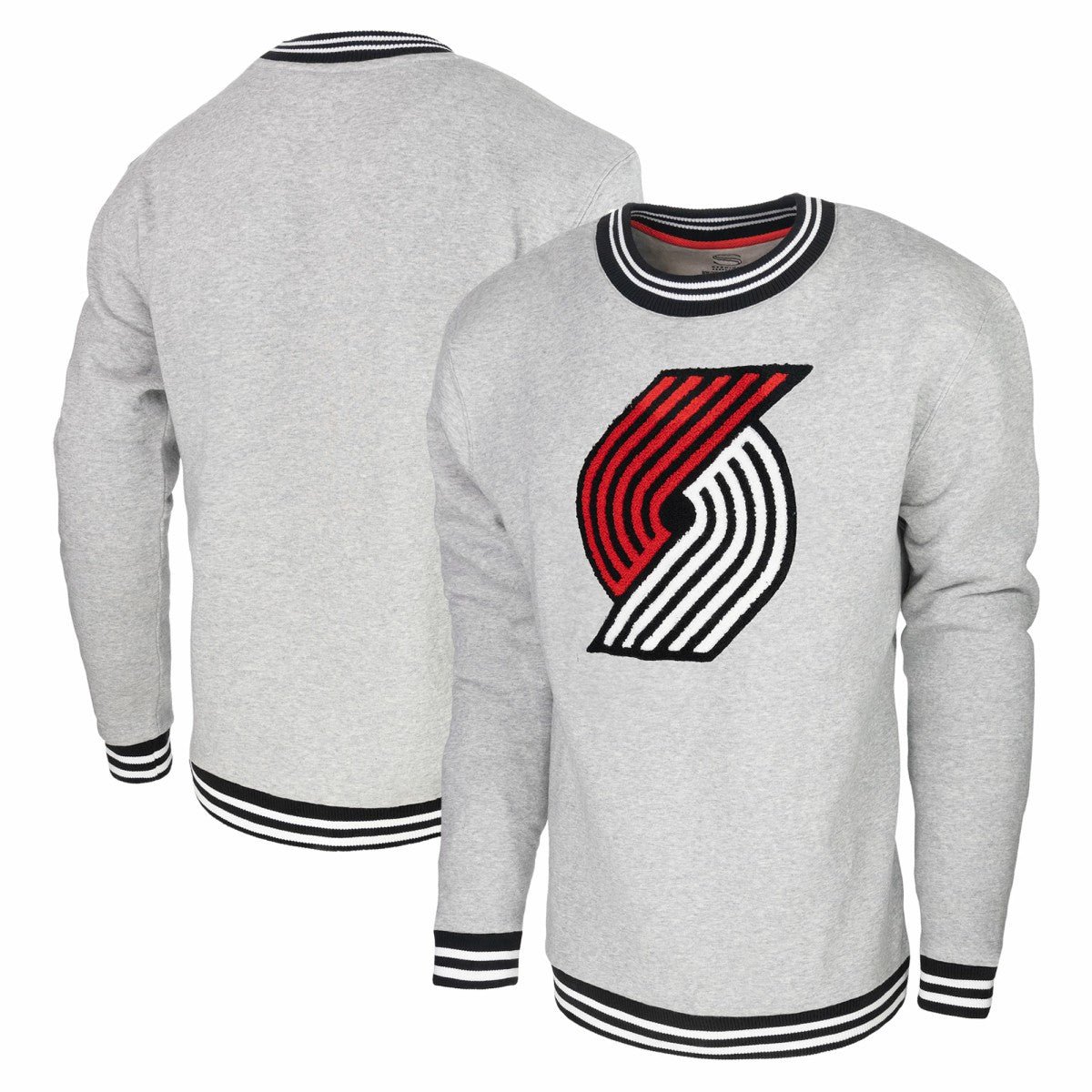 Portland Trail Blazers Stadium Essentials Club Level Pullover Sweatshirt - Heather Gray sale