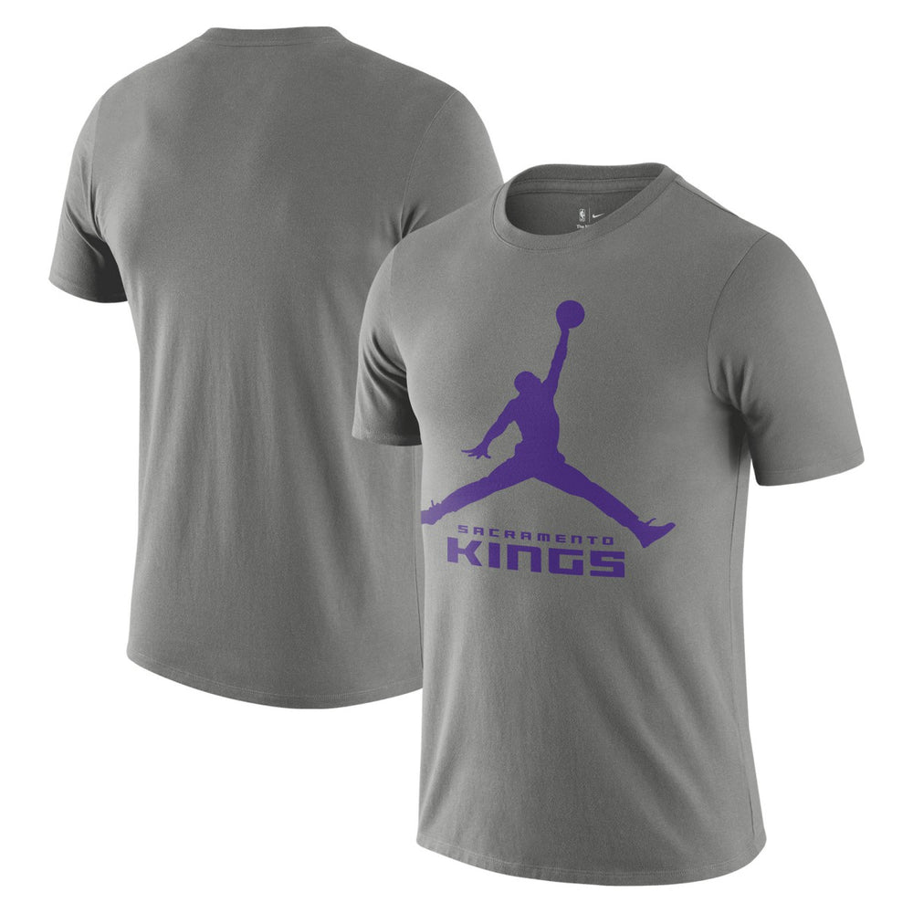 Sacramento Kings Essential Jumpman T-Shirt - Gray outlet
