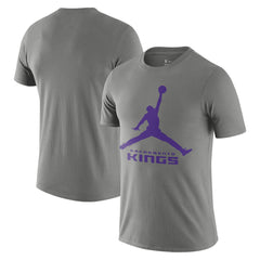 Sacramento Kings Essential Jumpman T-Shirt - Gray outlet