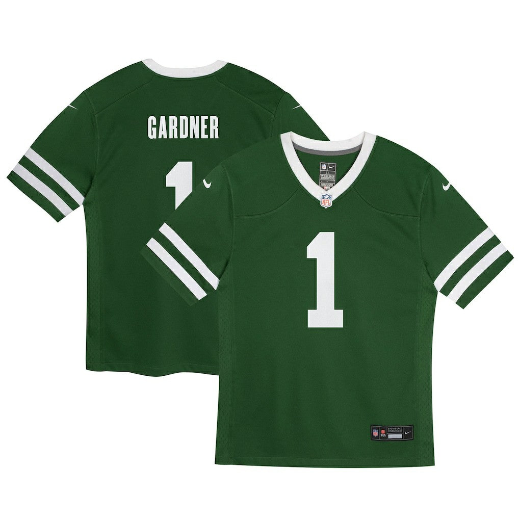 Ahmad Sauce Gardner New York Jets Preschool Game Jersey - Legacy Green on sale
