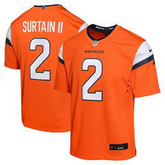 Patrick Surtain II Denver Broncos Youth Game Jersey - Orange discount