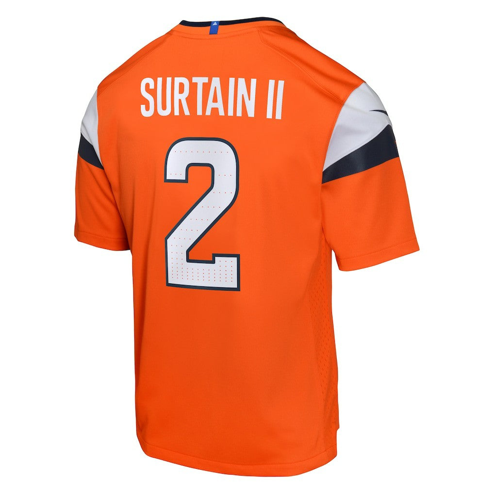 Patrick Surtain II Denver Broncos Youth Game Jersey - Orange discount