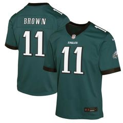 A.J. Brown Philadelphia Eagles Youth Game Jersey - Green cheap