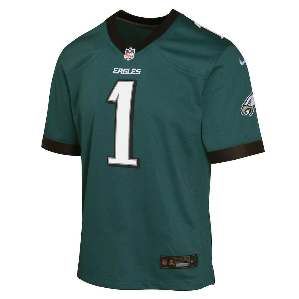 Jalen Hurts Philadelphia Eagles Youth Game Jersey - Green online