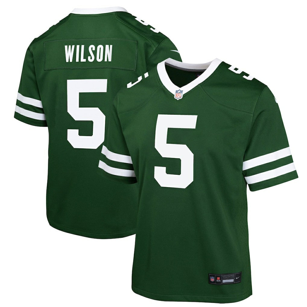 Garrett Wilson New York Jets Youth Game Jersey - Green outlet