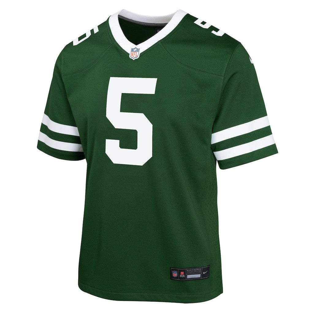 Garrett Wilson New York Jets Youth Game Jersey - Green outlet