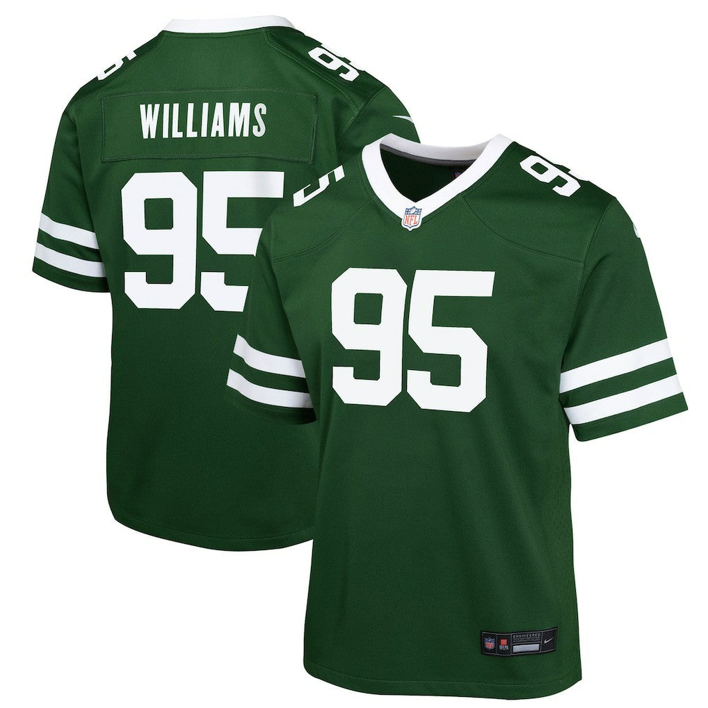 Quinnen Williams New York Jets Youth Game Jersey - Green for sale