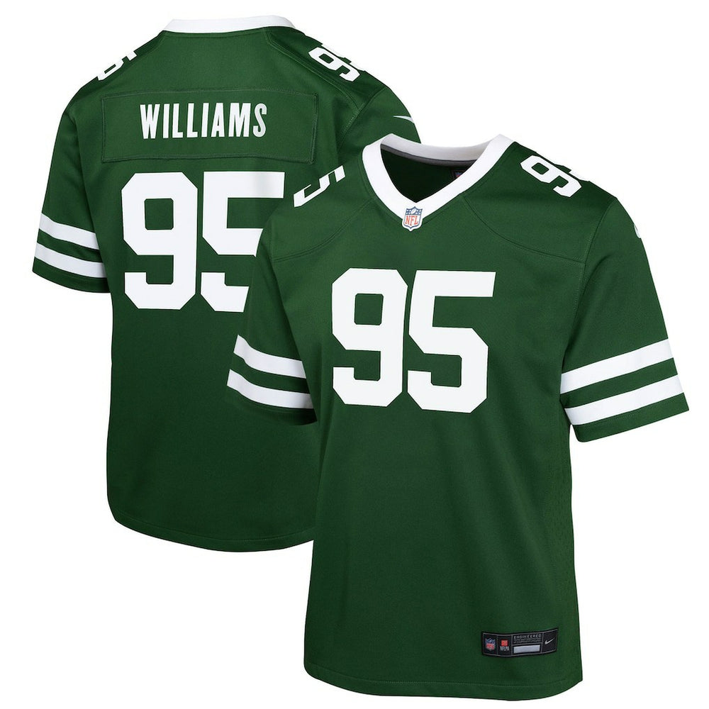 Quinnen Williams New York Jets Youth Game Jersey - Green for sale