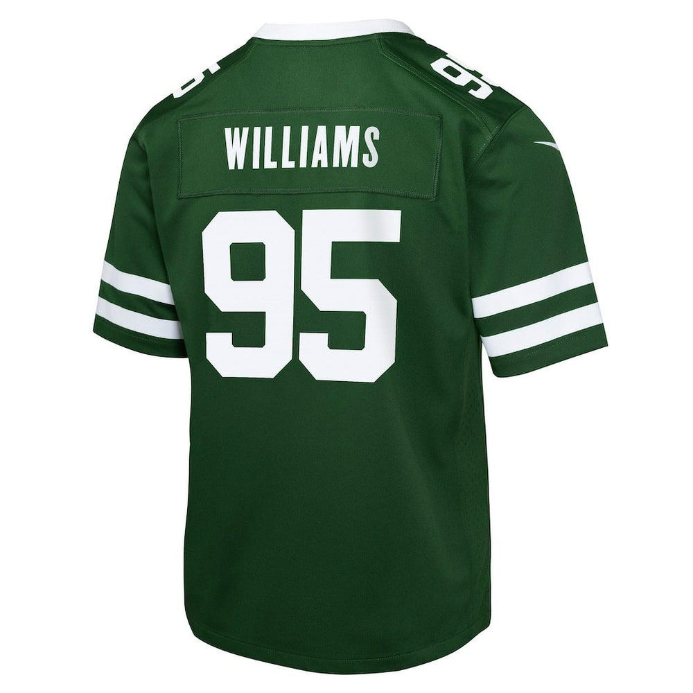 Quinnen Williams New York Jets Youth Game Jersey - Green for sale