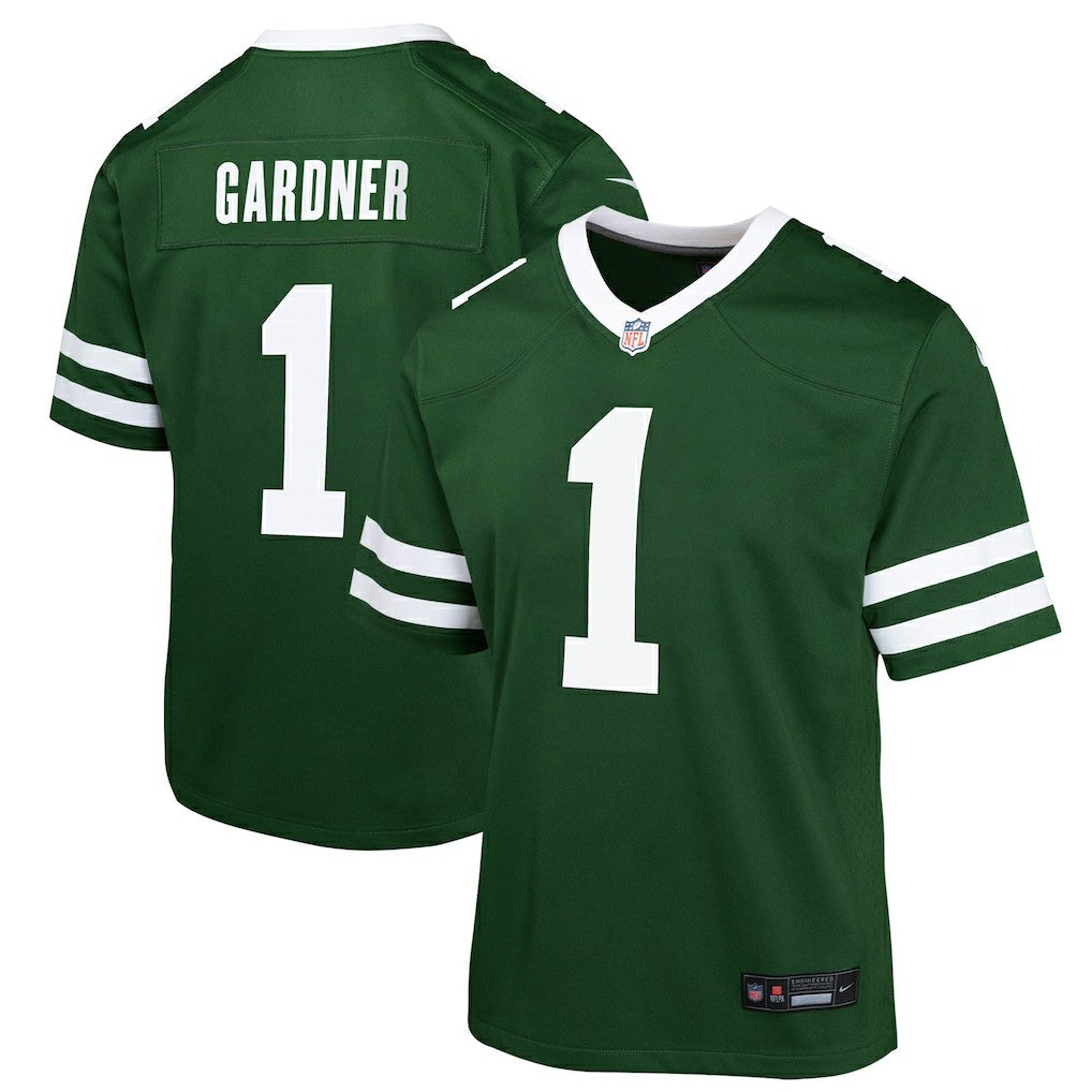 Ahmad Sauce Gardner New York Jets Youth Game Jersey - Green outlet