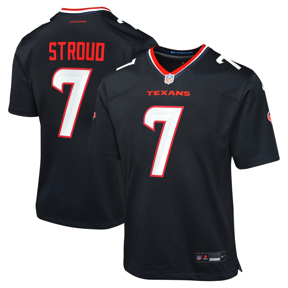 C.J. Stroud Houston Texans Youth Game Jersey - Navy discount