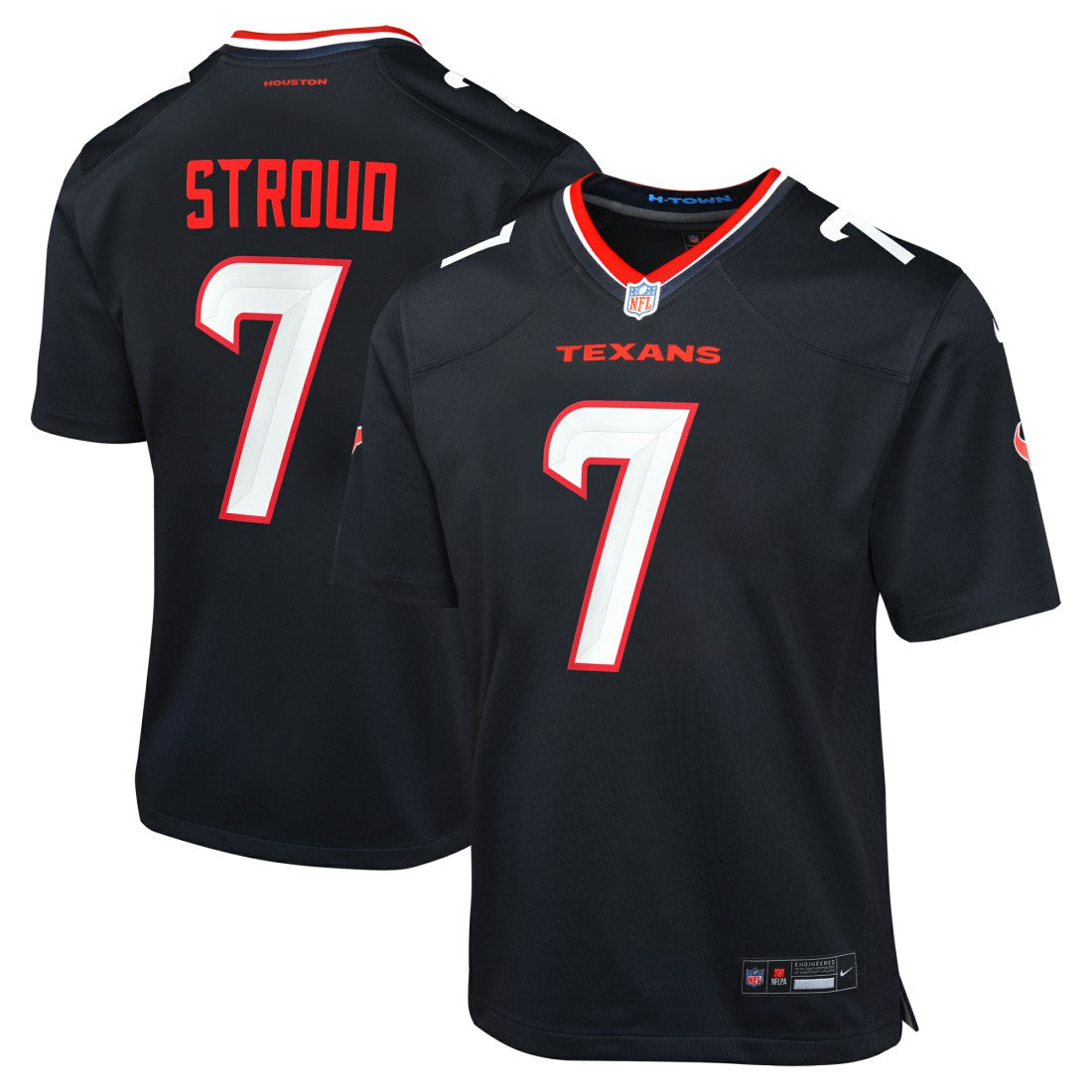 C.J. Stroud Houston Texans Youth Game Jersey - Navy discount