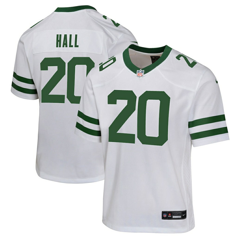 Breece Hall New York Jets Youth Game Jersey - White for sale