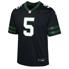Garrett Wilson New York Jets Youth Game Jersey - Black cheap