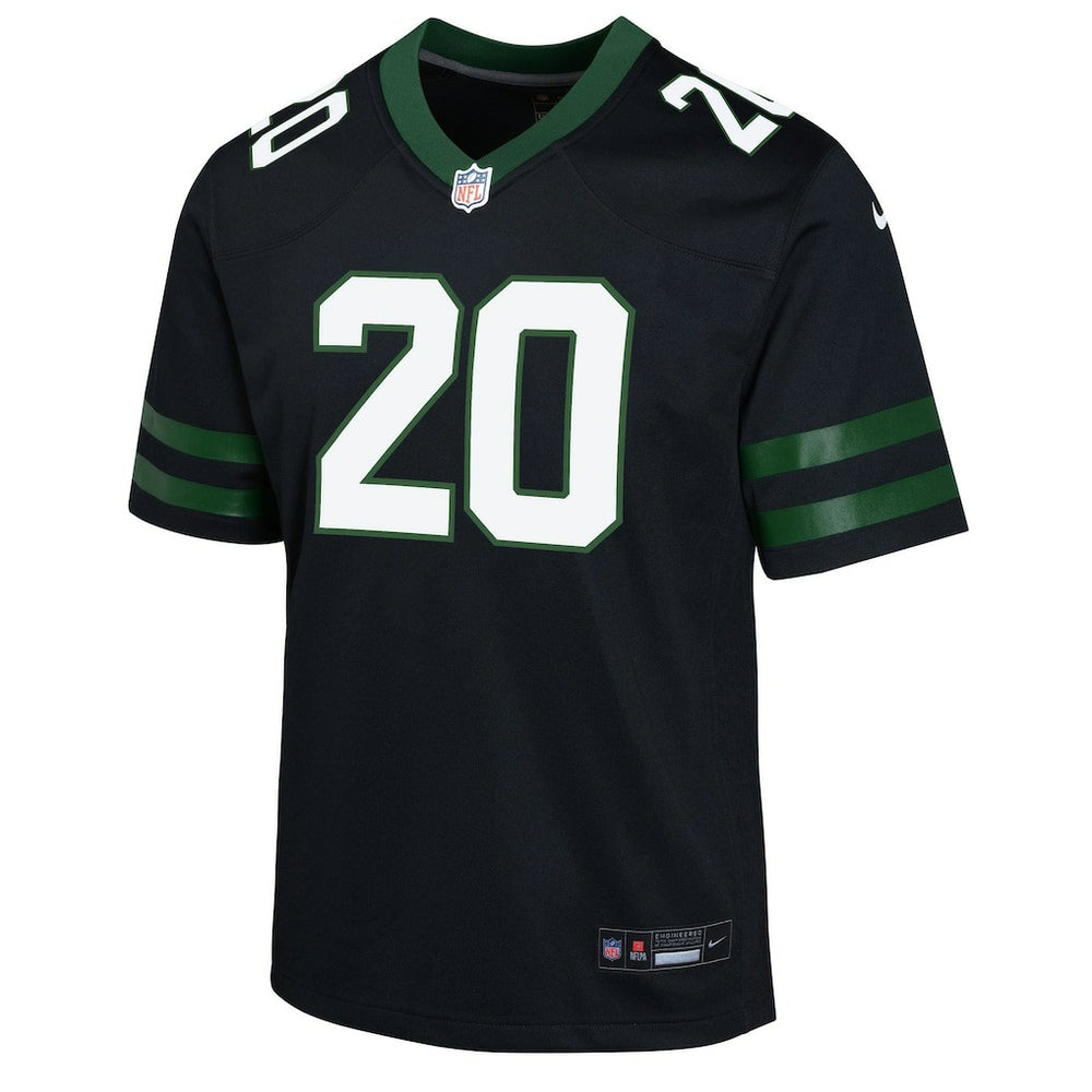 Breece Hall New York Jets Youth Game Jersey - Black on sale