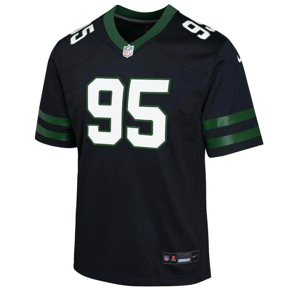 Quinnen Williams New York Jets Youth Game Jersey - Black cheap