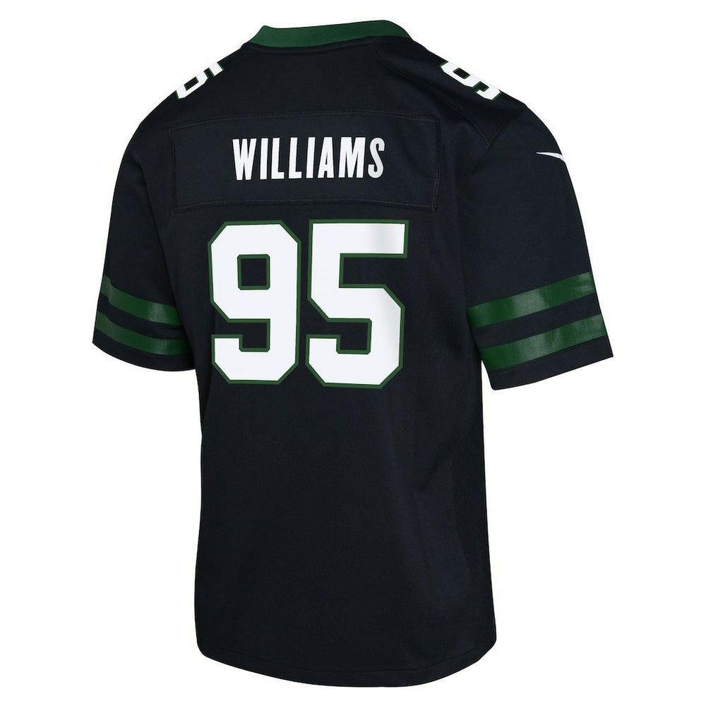 Quinnen Williams New York Jets Youth Game Jersey - Black cheap