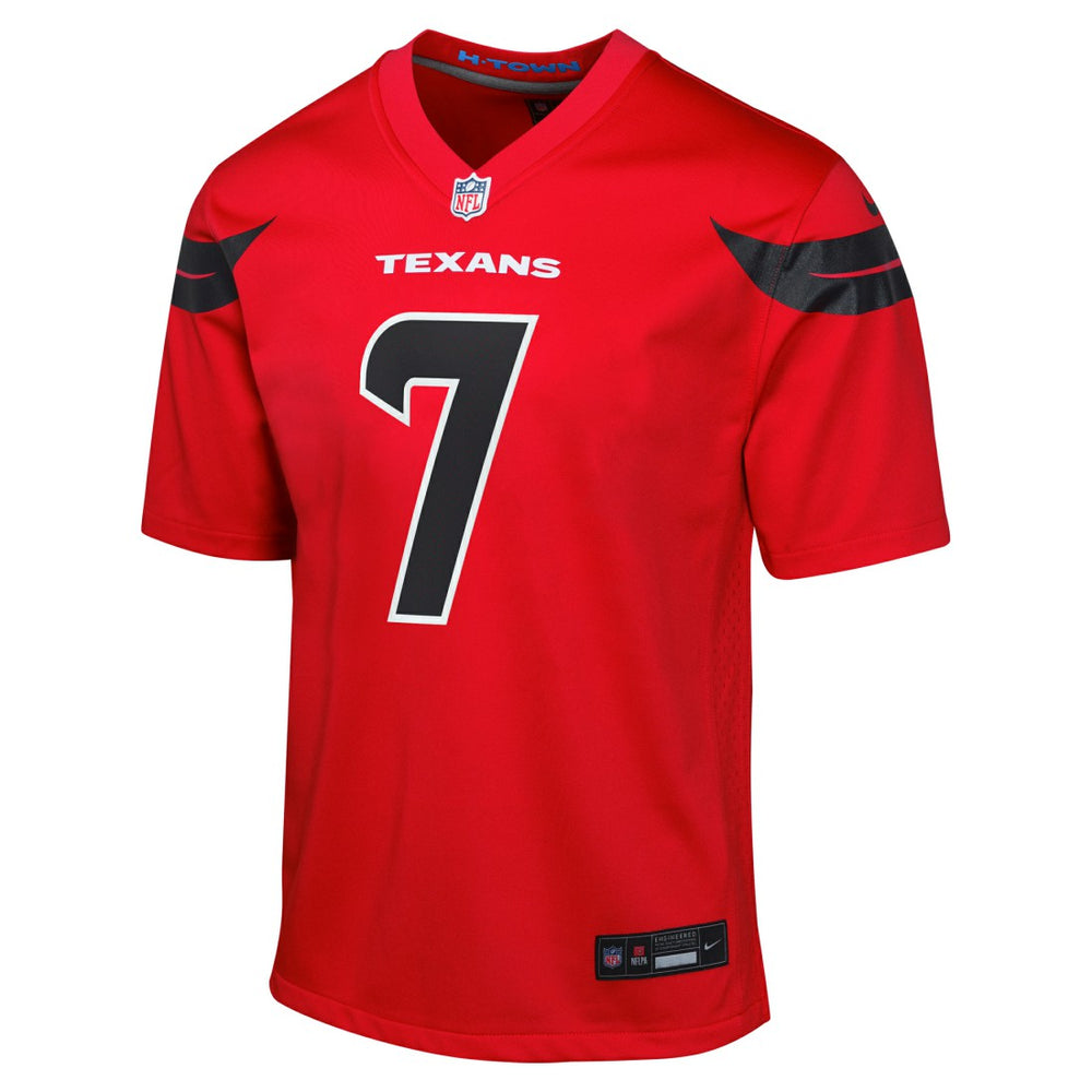 C.J. Stroud Houston Texans Youth Game Jersey - Red for sale