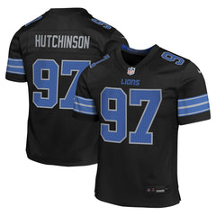 Aidan Hutchinson Detroit Lions Youth Game Jersey - Black on sale