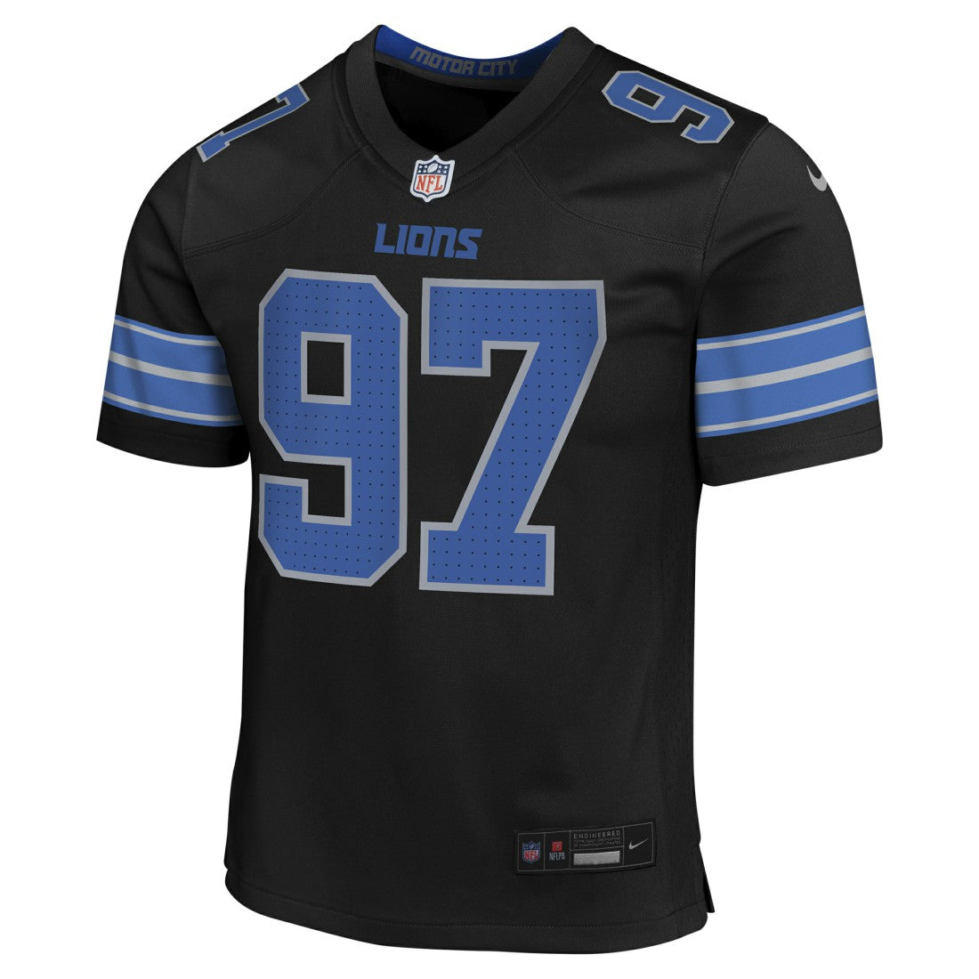 Aidan Hutchinson Detroit Lions Youth Game Jersey - Black on sale