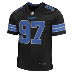 Aidan Hutchinson Detroit Lions Youth Game Jersey - Black on sale