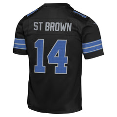 Amon-Ra St. Brown Detroit Lions Youth Game Jersey - Black cheap