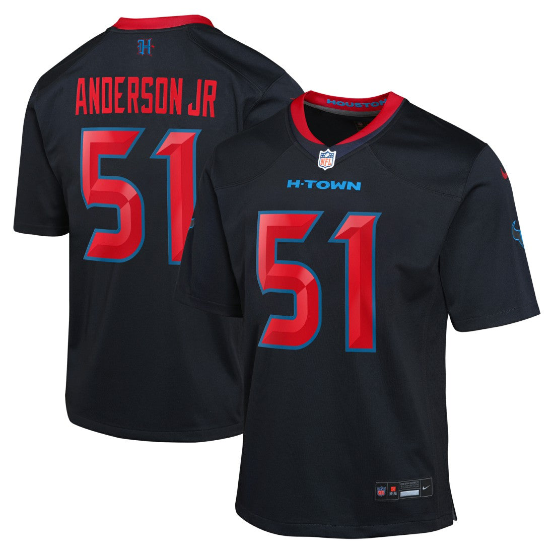 Will Anderson Jr. Houston Texans Youth Game Jersey - Navy sale