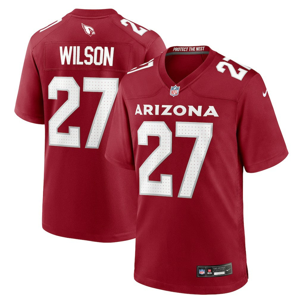 Divaad Wilson Arizona Cardinals Team Game Jersey - Cardinal online