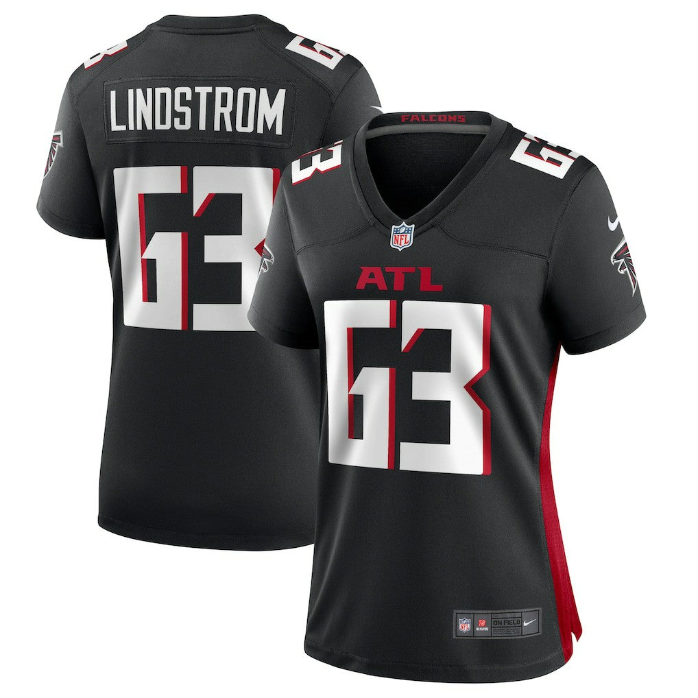 Chris Lindstrom Atlanta Falcons Women's Team Game Jersey - Black for sale