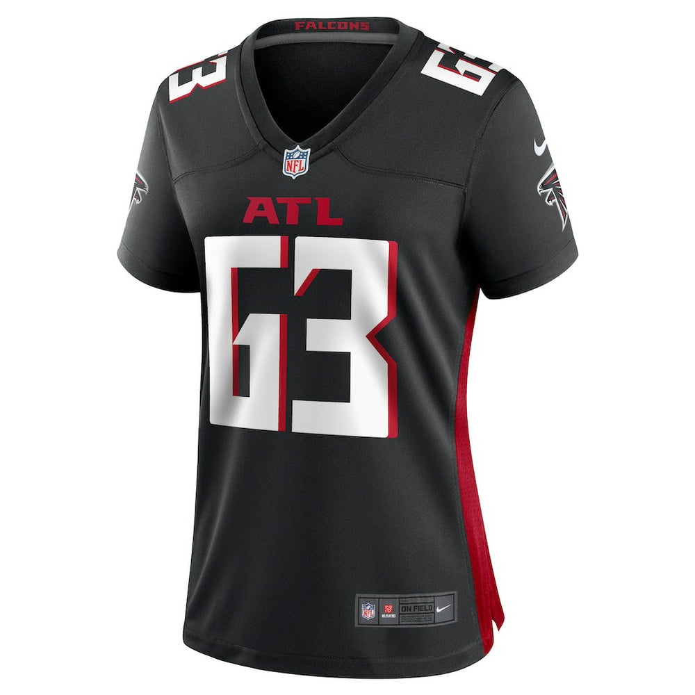 Chris Lindstrom Atlanta Falcons Women's Team Game Jersey - Black for sale