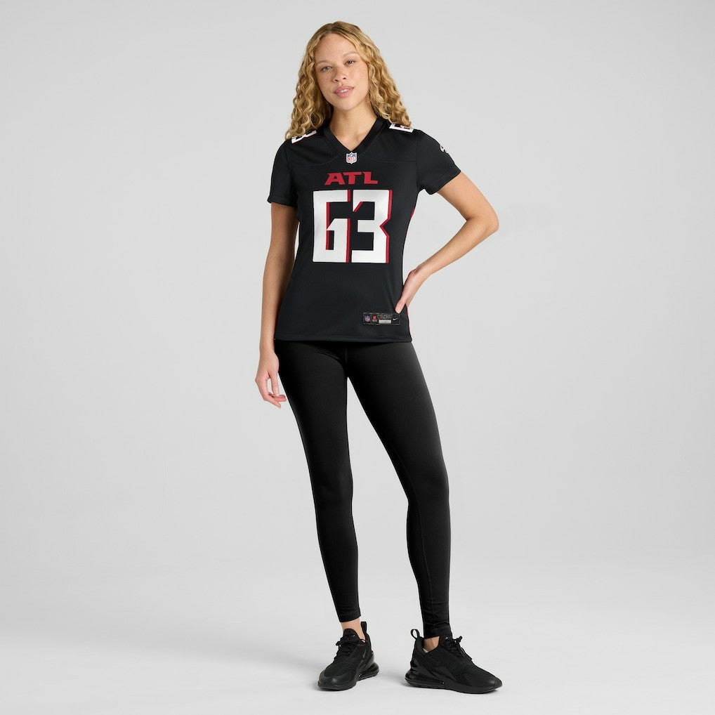 Chris Lindstrom Atlanta Falcons Women's Team Game Jersey - Black for sale