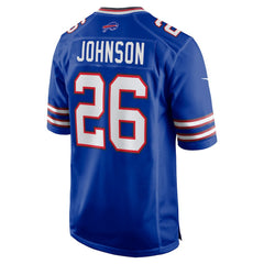Ty Johnson Buffalo Bills Team Game Jersey - Royal discount