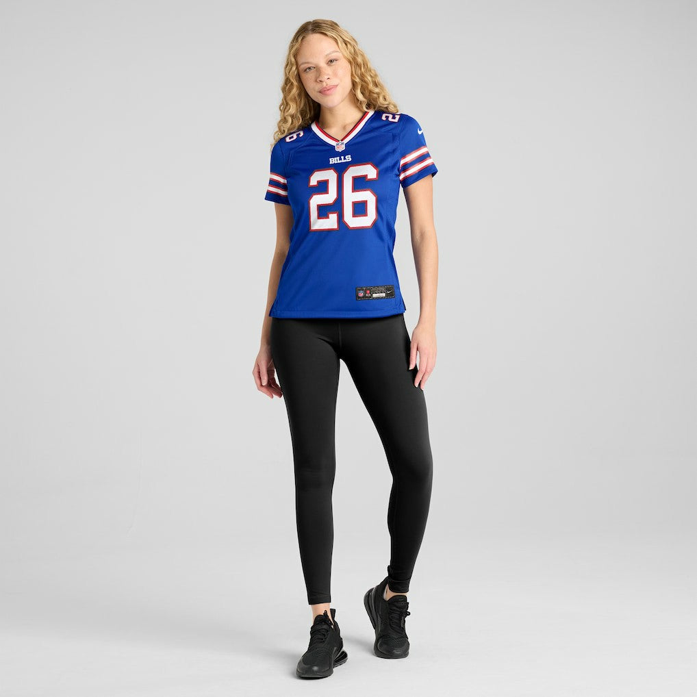 Ty Johnson Buffalo Bills Women's Team Game Jersey - Royal discount